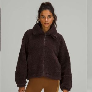 NWT Lululemon Cinchable Fleece Zip-Up